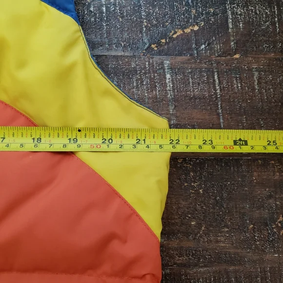 Vintage 80's Montgomery Ward Duck Down Reversible Multicolor Vest Size Medium - Picture 3 of 14